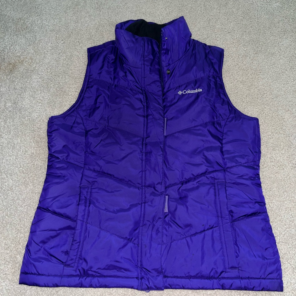 Columbia Purple Puffer Vest